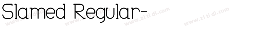 Slamed Regular字体转换